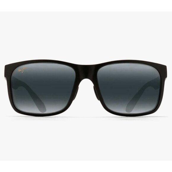 Maui Jim Red Sands MJ0432S-001 Matte Black Sunglasses Neutral Grey Polarized - Picture 2 of 8